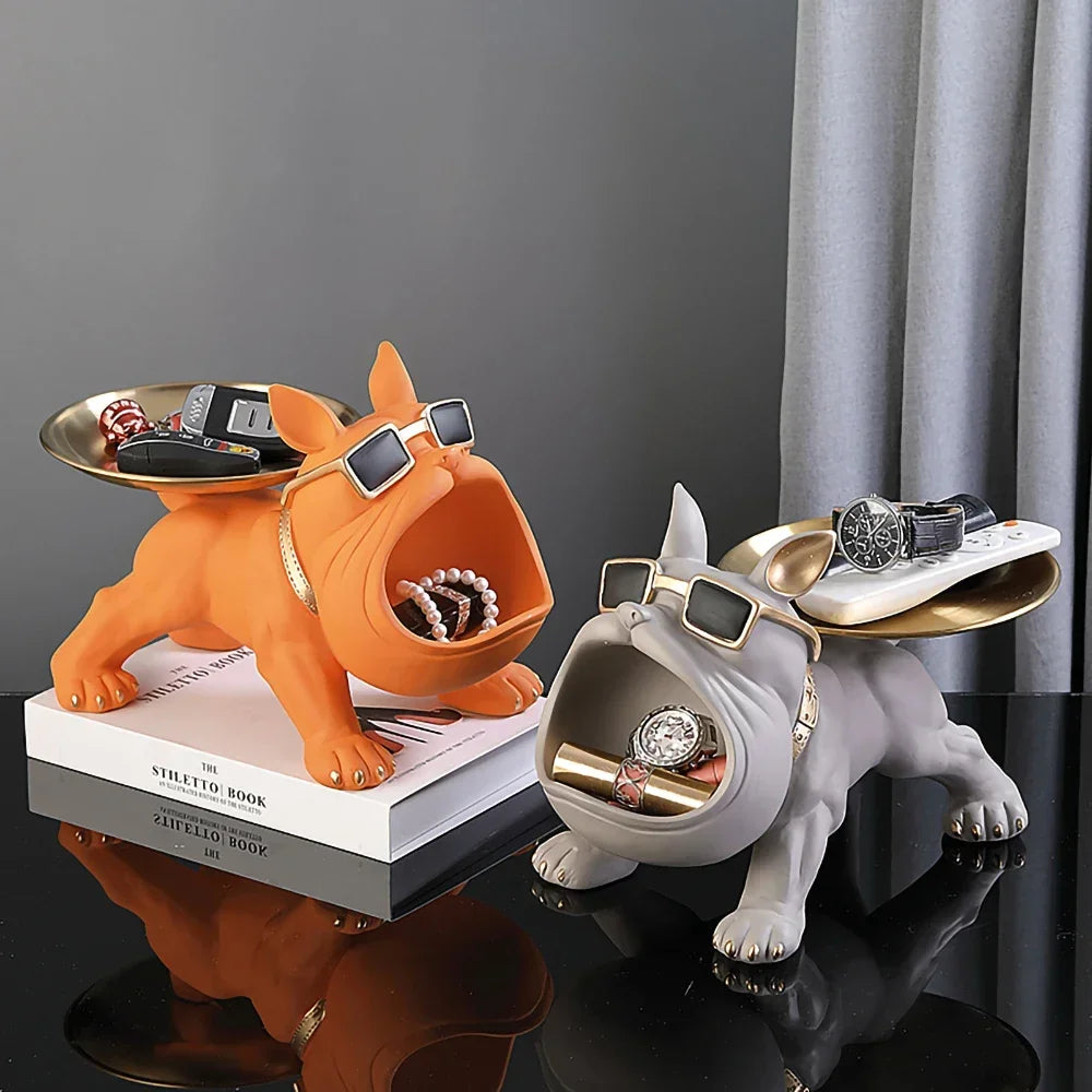 Statue Chien en Résine - Décoration Fun & Chic