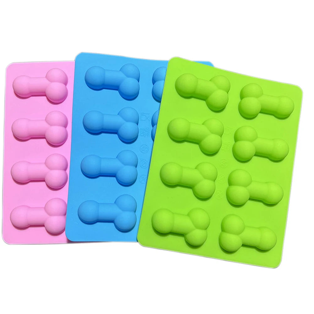 Funny Dicks Silicone Chocolate & Ice Cube Mold — Le Moule Sexy qui Fait Rire !
