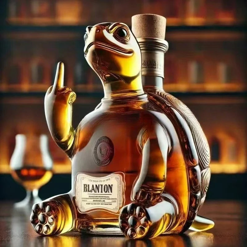 Cadeau drôle carafe tortue