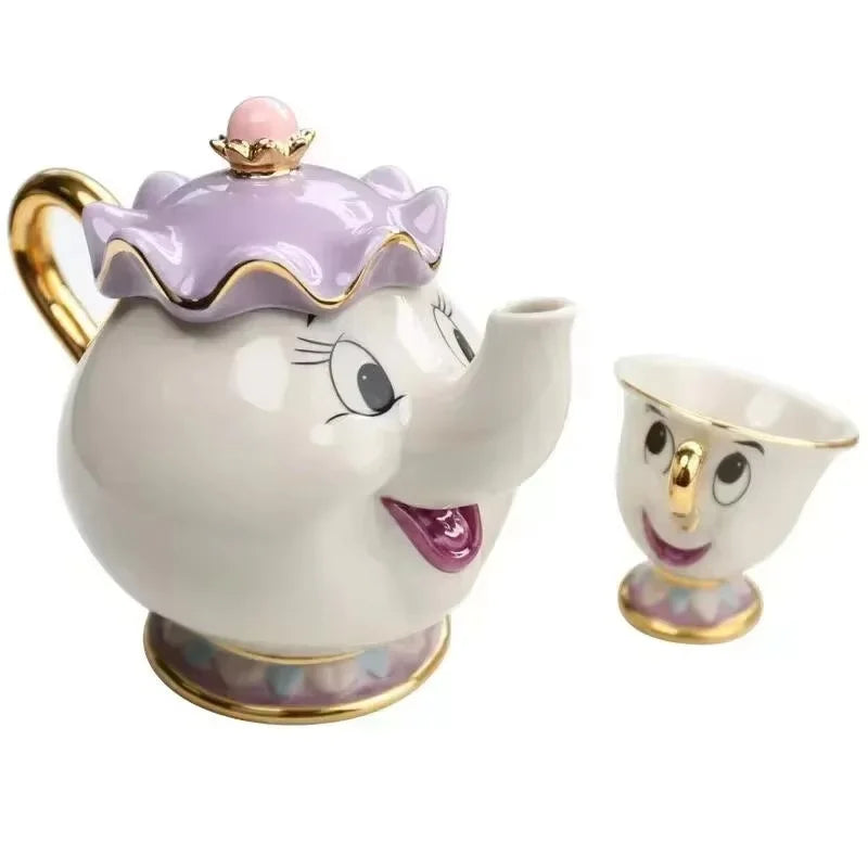 Service à Thé Disney "La Belle et la Bête" – Mrs. Samovar et Zip
