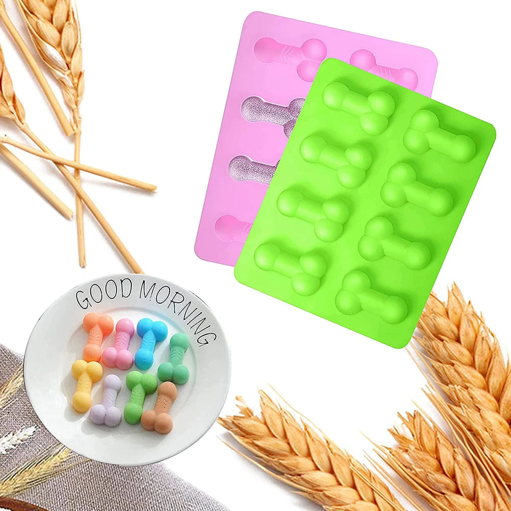 Funny Dicks Silicone Chocolate & Ice Cube Mold — Le Moule Sexy qui Fait Rire !