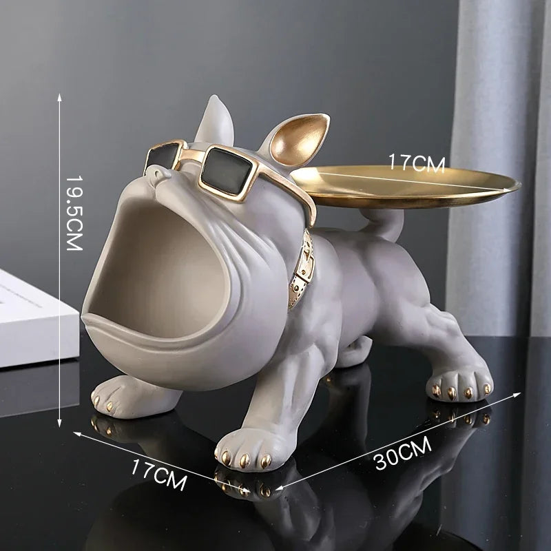 Statue Chien en Résine - Décoration Fun & Chic
