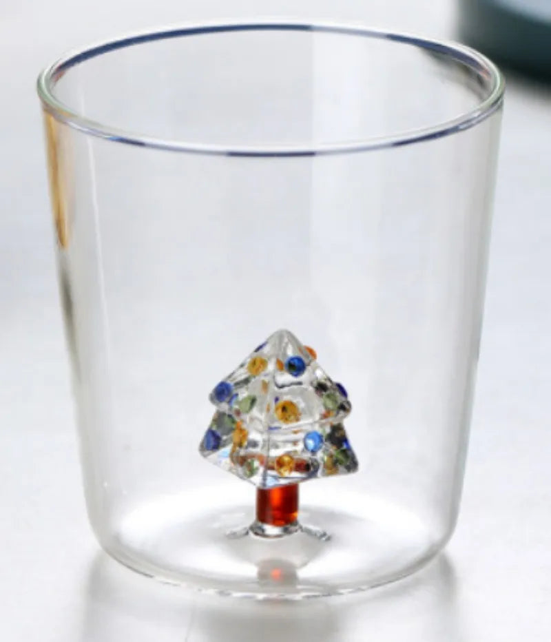 Verre Cartoon 3D sapin– 300ML
