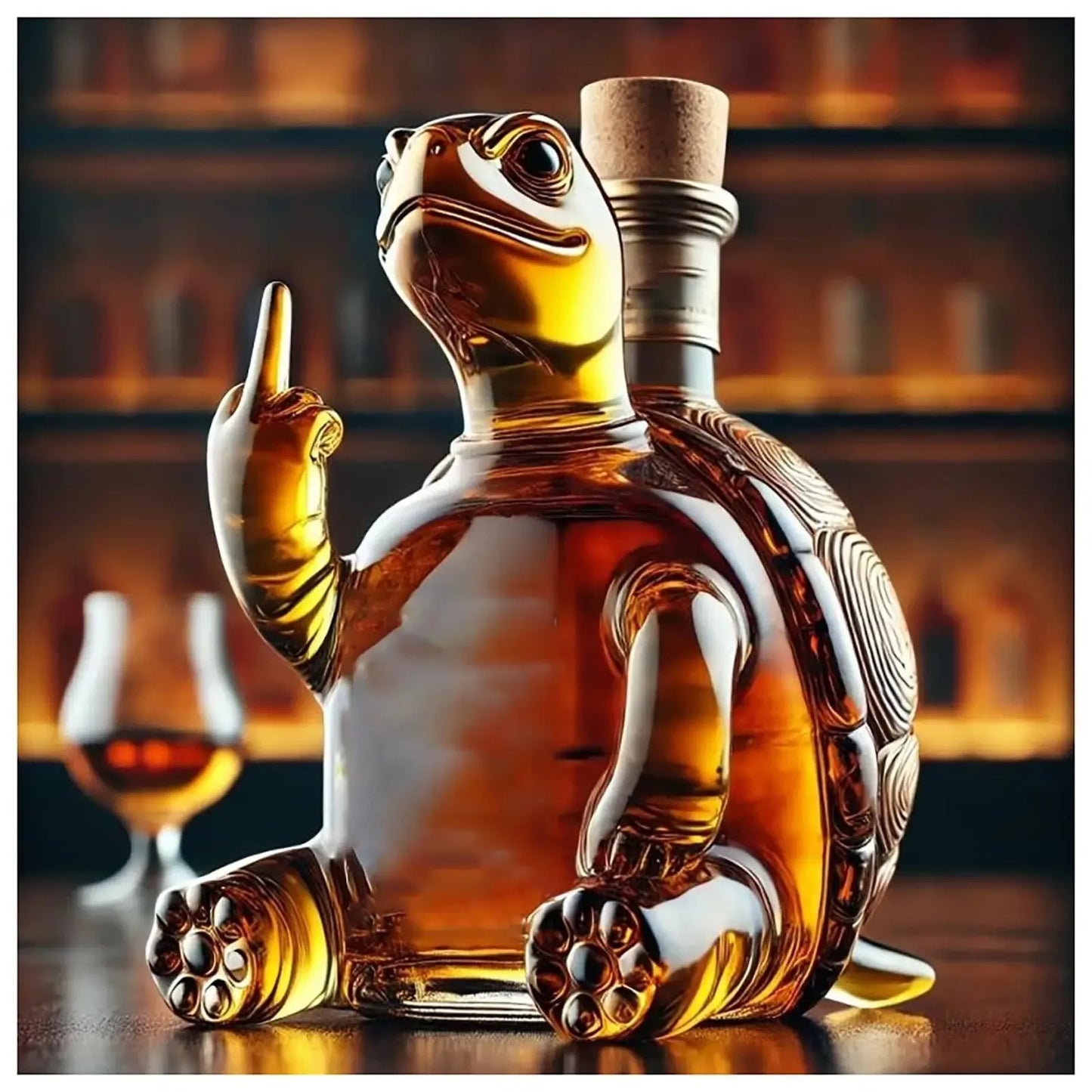 Carafe tortue cadeau drôle