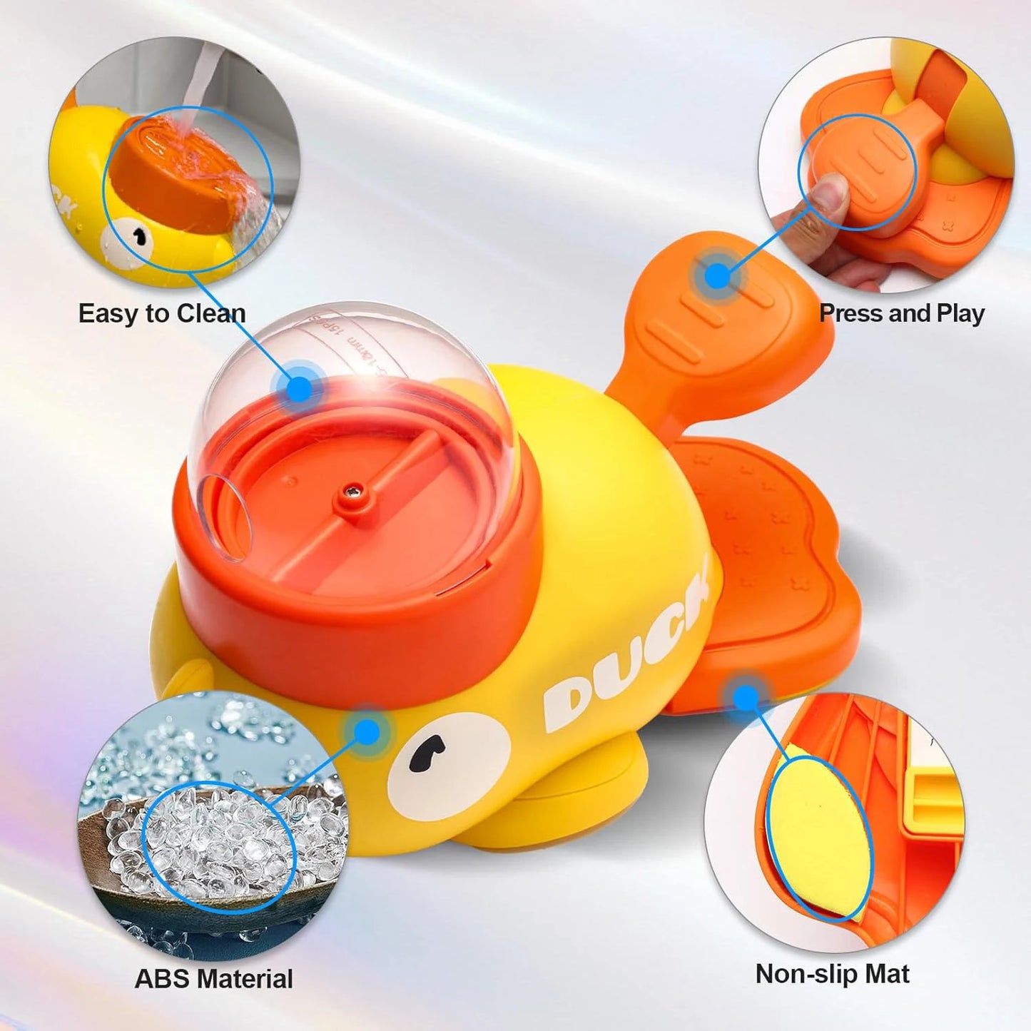 Distributeur de Croquettes et Jouet Interactif – Design Canard