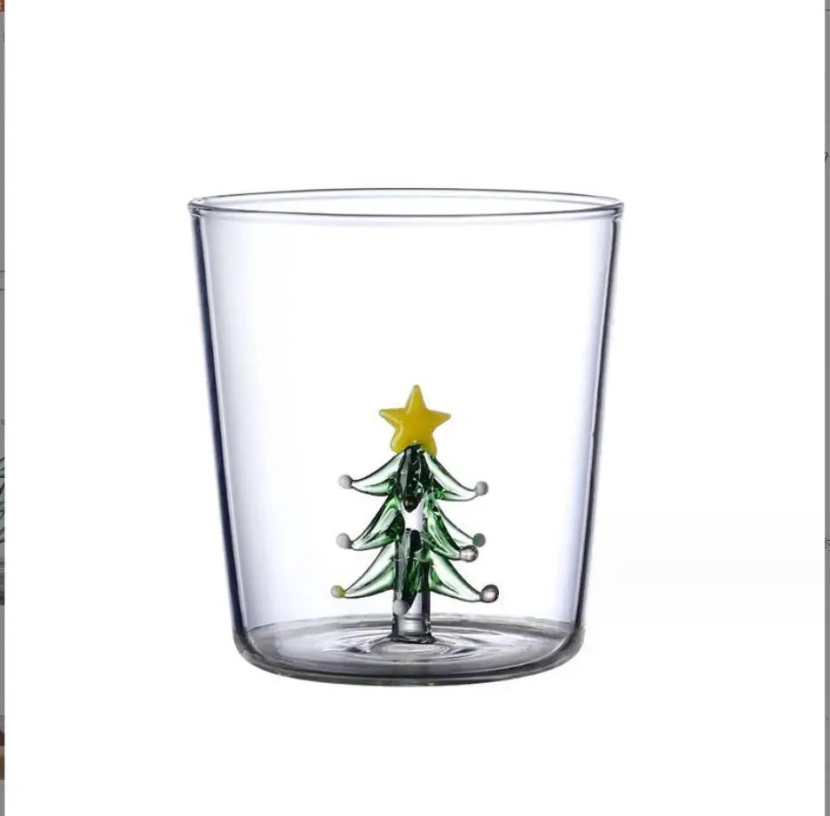Verre Cartoon 3D sapin – 300ML