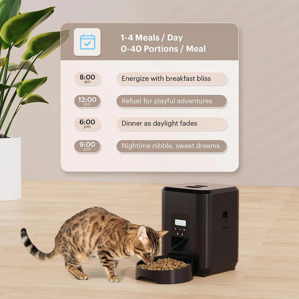 Distributeur Automatique de Nourriture pour Chats & Chiens