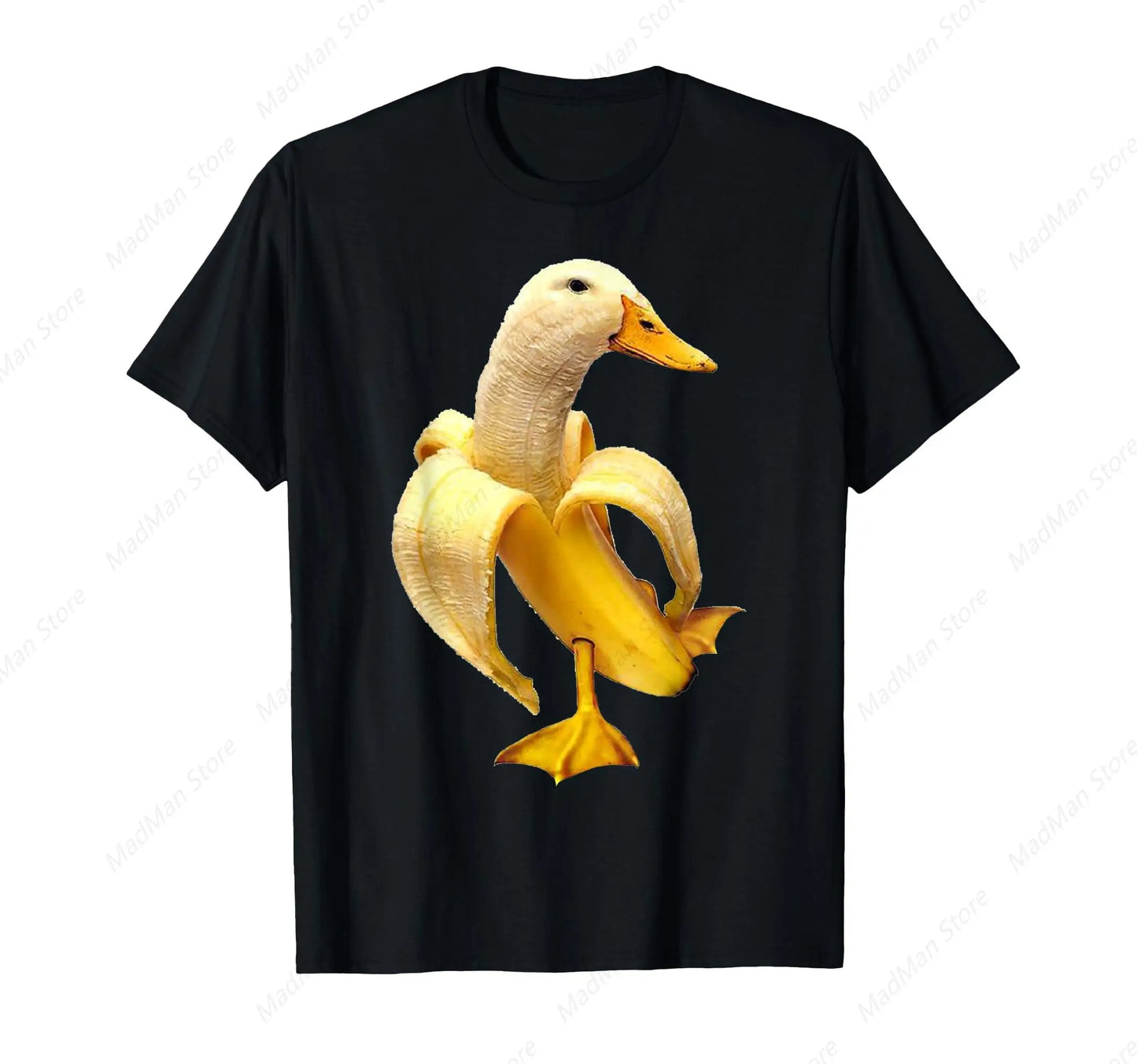 T-shirt Banana Duck noir humour homme femme