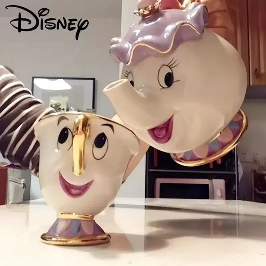 Service à Thé Disney "La Belle et la Bête" – Mrs. Samovar et Zip