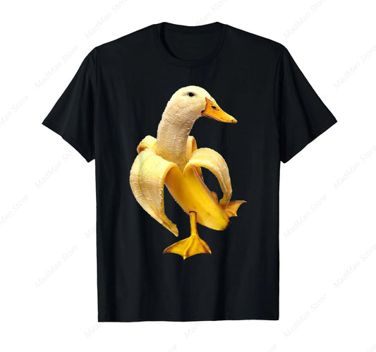 T-shirt Banana Duck noir humour homme femme