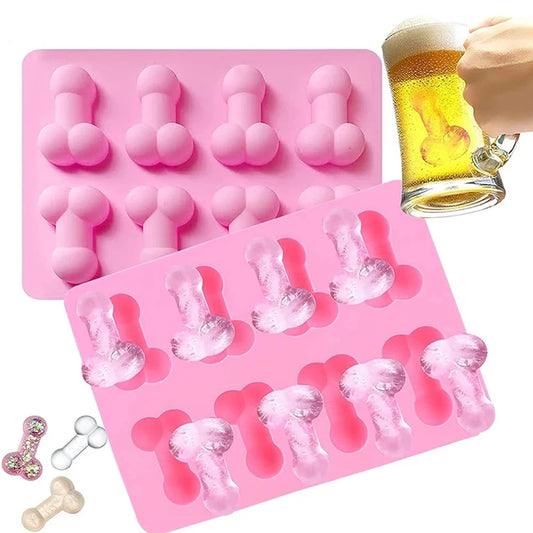 Funny Dicks Silicone Chocolate & Ice Cube Mold — Le Moule Sexy qui Fait Rire !